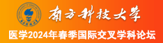 小骚货母狗干死你视频南方科技大学医学2024年春季国际交叉学科论坛